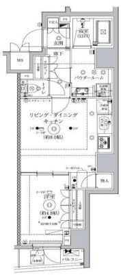 セジョリ東大前の間取り画像