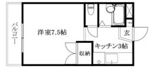 ラウンドストーン枝松の間取り画像