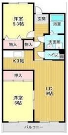北川原ロビストの間取り画像