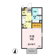 アイリス Bの間取り画像