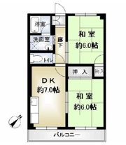 ハイツ山田南の間取り画像