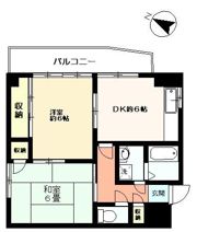 大黒屋レヂデンスⅡの間取り画像