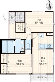 フィカーサ西東京 A棟の間取り画像