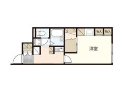 レオパレス地御前の間取り画像