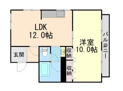 マンショントーアの間取り画像