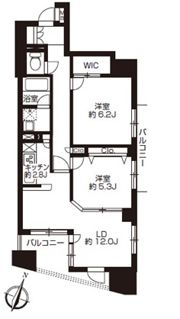 プライムアーバン日本橋大伝馬町の間取り画像