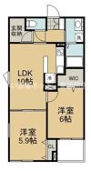 PETOK大岩の間取り画像