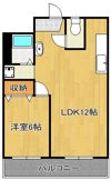 プリンセス片野Iの間取り画像