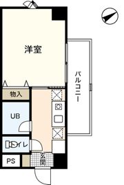 リバーサイド中村の間取り画像