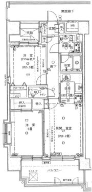 インペリアル三鷹cityの間取り画像