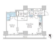 ベルファース芝浦タワーの間取り画像
