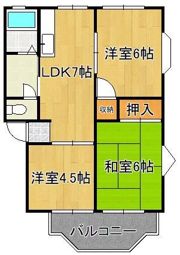 ウィンディアKの間取り画像