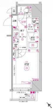 C'est joli駒込の間取り画像