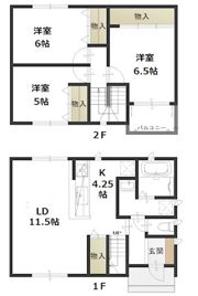 仮）茶屋町カシーヤ B号室の間取り画像