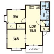 ソレーユ島崎の間取り画像