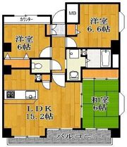 ラ・パラドール中山の間取り画像