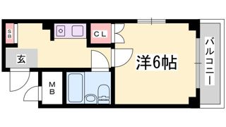 松原マンションの間取り画像