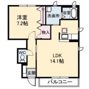 シャーメゾン西長瀬の間取り画像