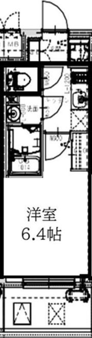 エスリードレジデンスグラン大阪福島ノースの間取り画像