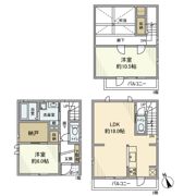 中央戸建の間取り画像
