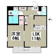 MQuarto川口の間取り画像