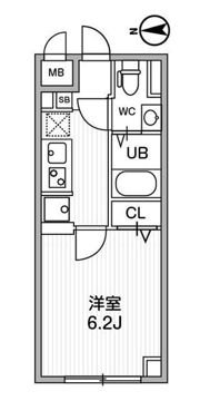 ウェルスクエアイズム中延の間取り画像
