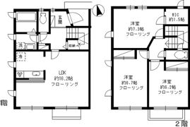 ルミエール等々力 Aの間取り画像