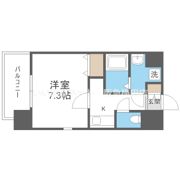 カスタリア新梅田の間取り画像