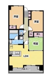 レジディア都島Ⅱの間取り画像