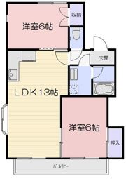 コーポみあきⅡの間取り画像
