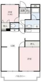 WISDOM COURTの間取り画像