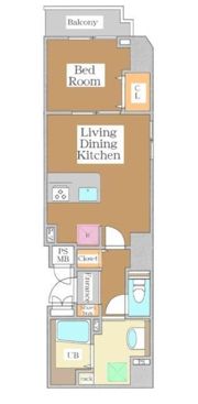 Dolce Vita 浅草橋の間取り画像