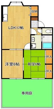コンフォート長行の間取り画像