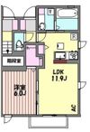 ピナ市ヶ尾の間取り画像