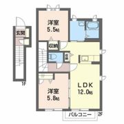 グレースメゾン湊 F棟の間取り画像