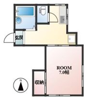 ヨコミゾハイムの間取り画像