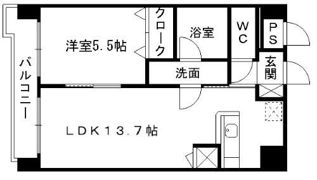 クイール南熊本の間取り画像