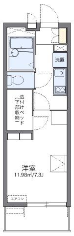レオパレスダンディライオンの間取り画像