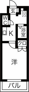 セントラルハイツ内山の間取り画像