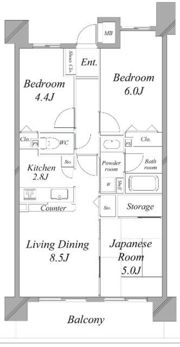 レーベンハイム新座ビフォードの間取り画像