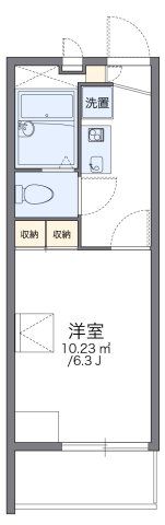 レオパレスオリザ アウレアの間取り画像