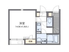 クレイノ咲の間取り画像