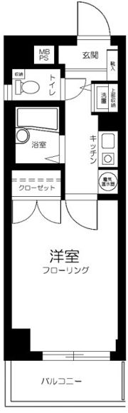 グランヴァン高田馬場の間取り画像