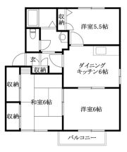 ア・ラ・モード鷹子Aの間取り画像