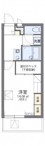 レオパレスGreenHillsの間取り画像