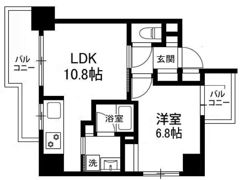 グランディール本町西の間取り画像