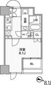 東神田ﾃﾗｽﾚｼﾞﾃﾞﾝｽの間取り画像