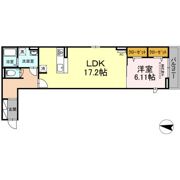 アナシエ赤塚の間取り画像