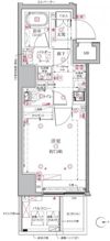 クレイシアIDZ浅草の間取り画像