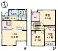 グランマスト林町 D棟の間取り画像